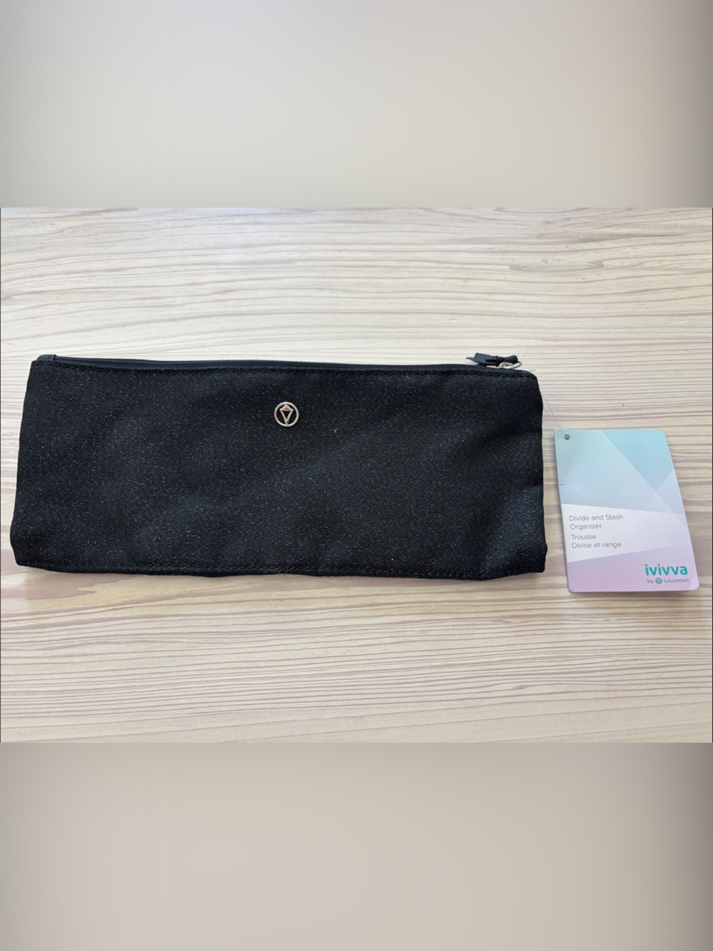 Ivivva Black Glitter Organizer Wristlet